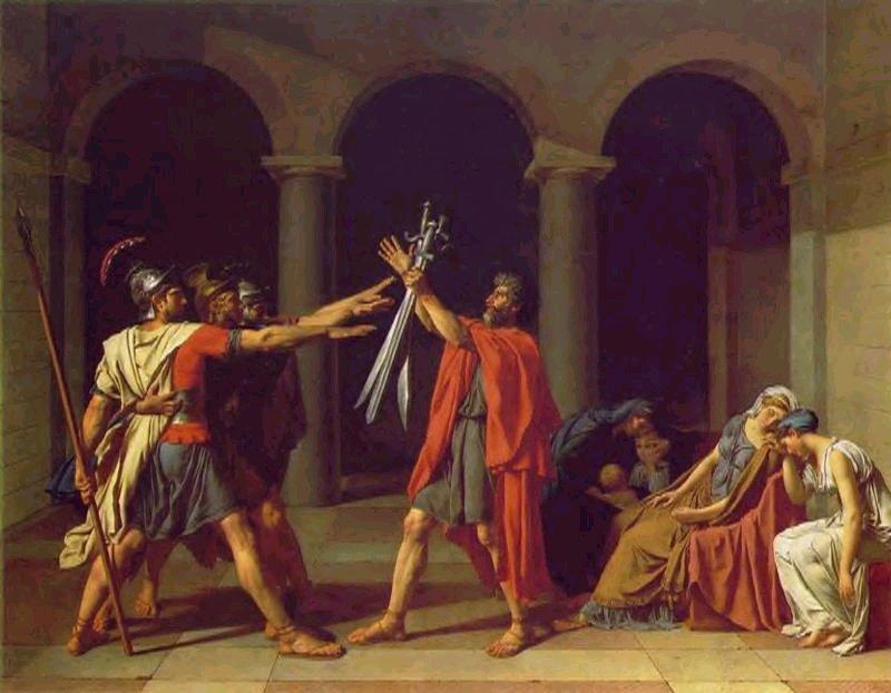 Jacques-Louis David Oath of the Horatii